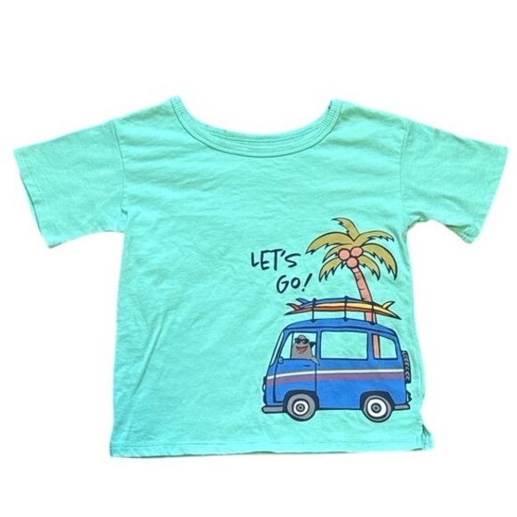 dip Other - Dip T-shirt 5T Mint Green Short Sleeve Graphic Print Text